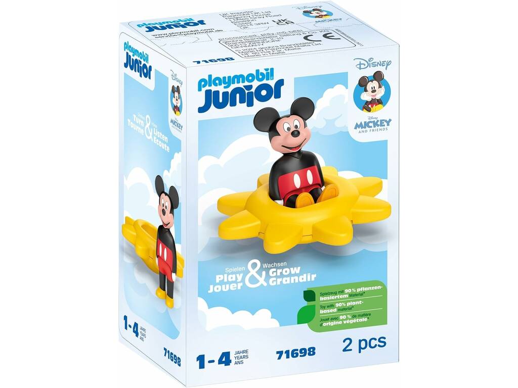 Playmobil Junior Disney Mickey And Friends Mickey Sol Giratório 71698