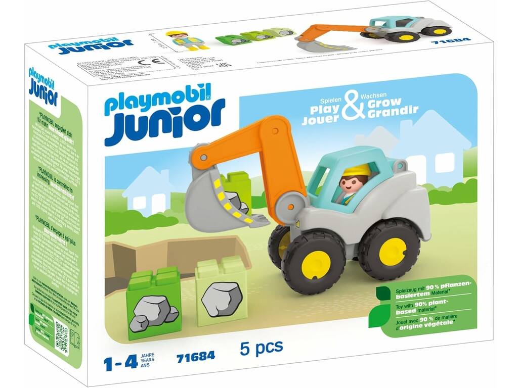 Playmobil Junior Pelleteuse 71684