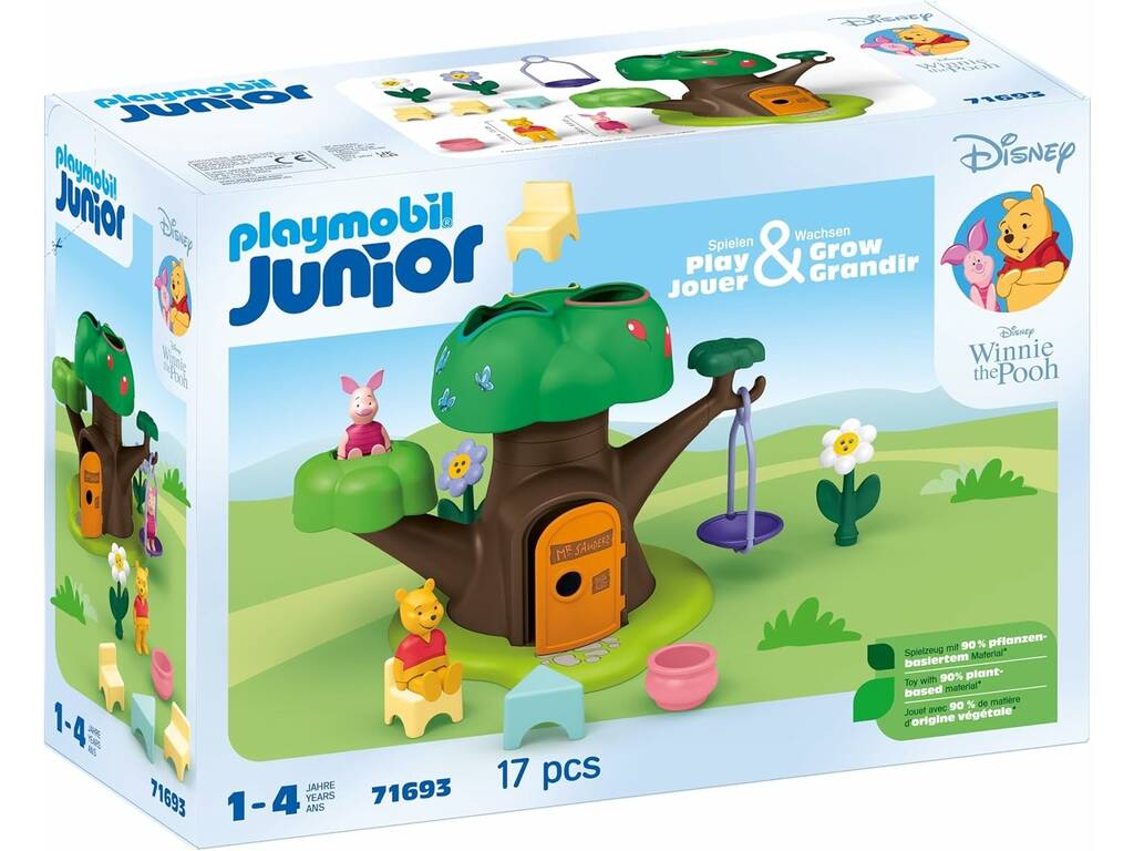 Playmobil Junior Disney Winnie The Pooh Treehouse 71693