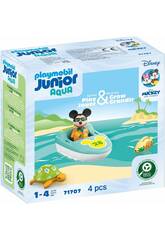 Playmobil Junior Aqua Disney Le bateau de Mickey Mouse