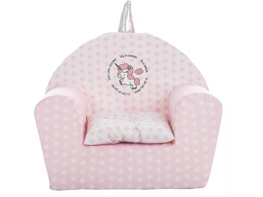 Sillón Infantil Unicornio de 44x50x32 cm Creaciones Llopis 28117