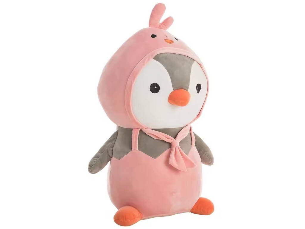 Peluche Pingüino Kit Rosa 36 cm. Creaciones Llopis 46936