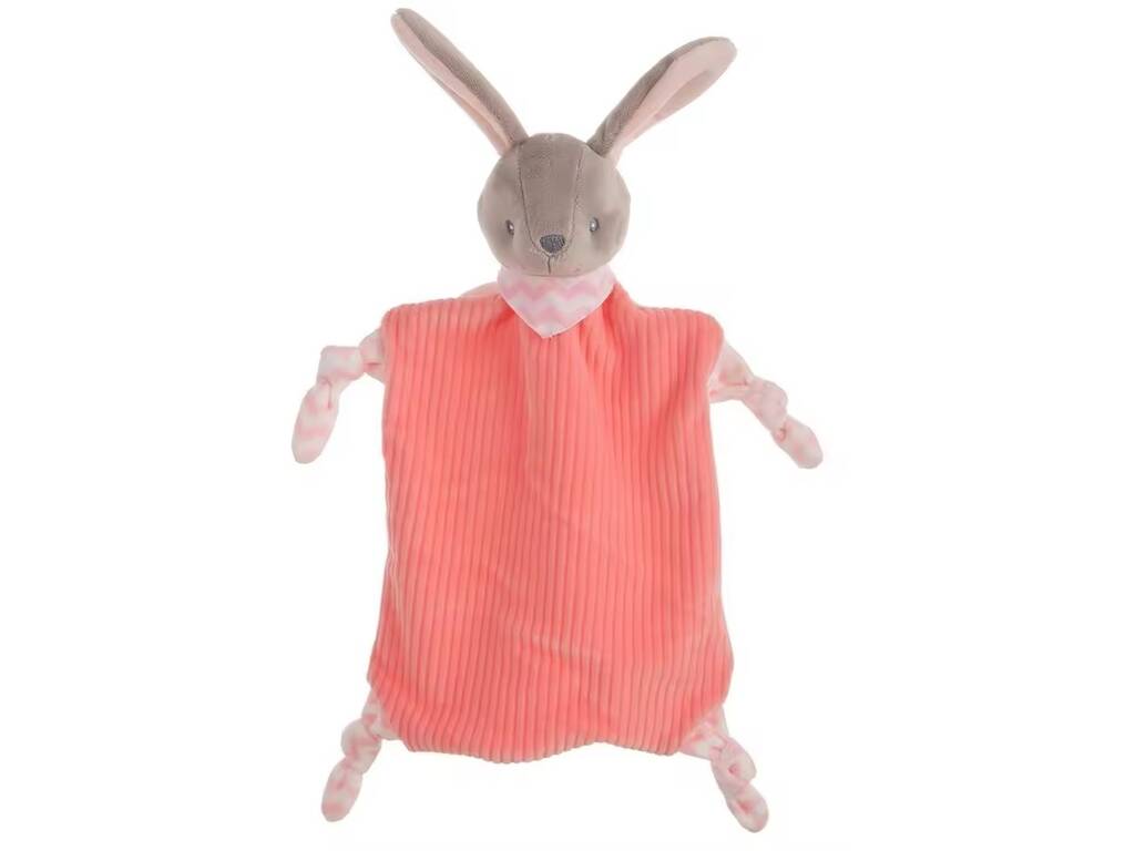 Peluche Little Kids Dou-Dou 29 cm. Lapin en velours rose Creaciones Llopis 25640