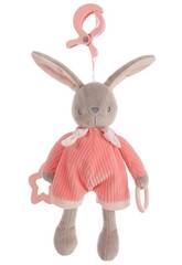 Little Kids Plüsch 26 cm Rosa Activity Hase von Creaciones Llopis 25641