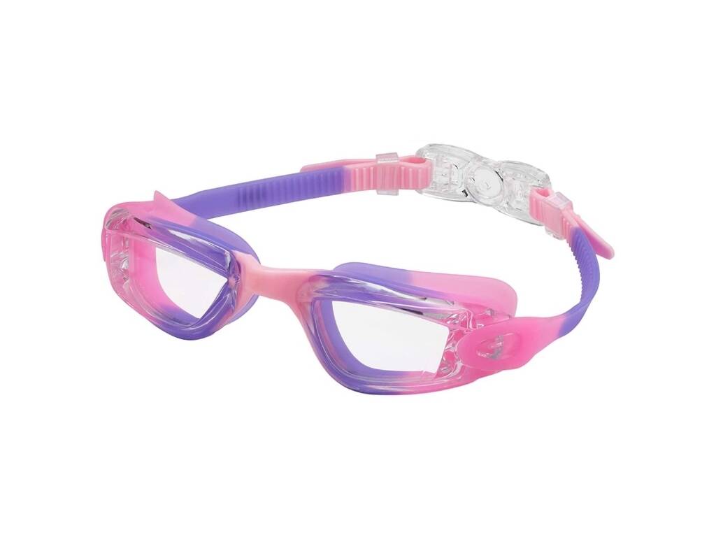 Rosa Schwimmbrille für Kinder mit Antibeschlag- und UV-Schutz