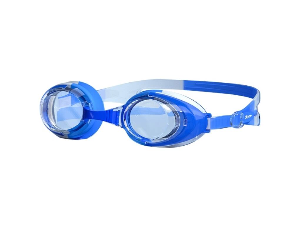 Lunettes de natation bleues pour enfants avec antibuée et protection UV