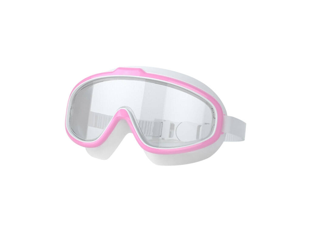 Masque de plongée rose pour adulte avec antibrouillard et protection UV