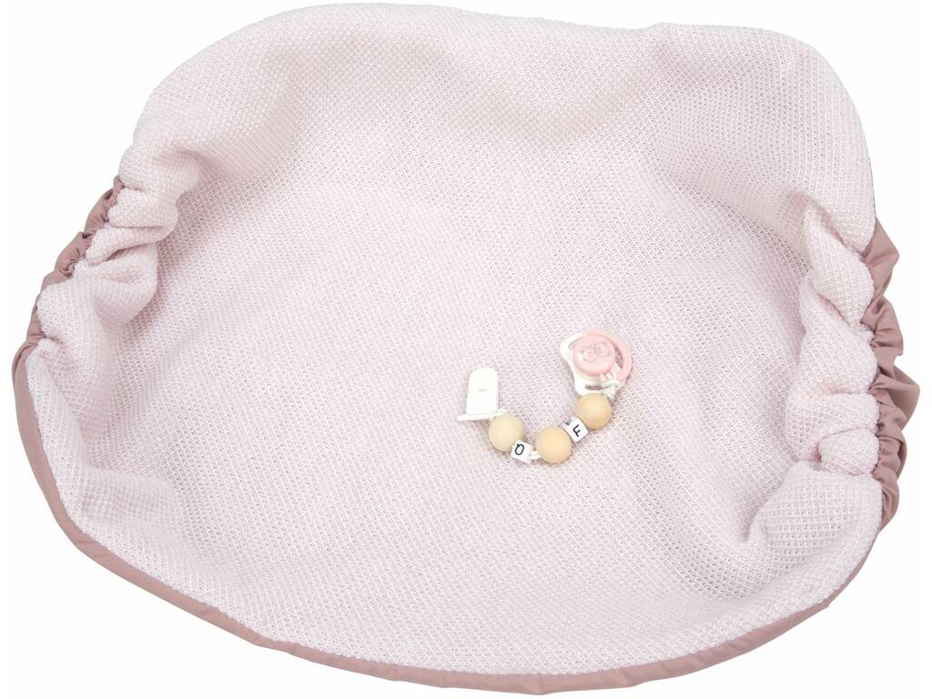 Bambola Bebè 38 cm. Inna Rosa con Coperta Arias 98106