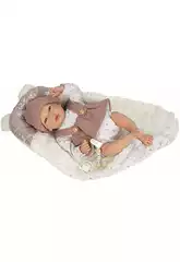 Boneca Reborn 40 cm. Sandra Rosa com Manta Arias 98160