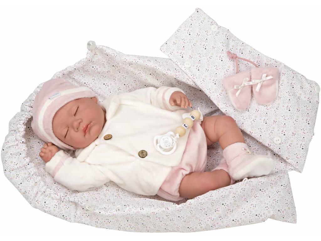 Reborn Baby Macarena 45 cm mit Schlafsack von Arias 98116