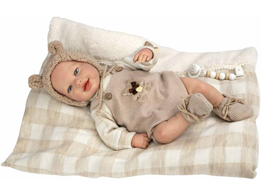 Poupée Reborn 45 cm. Ruben avec coussin par Arias 98170