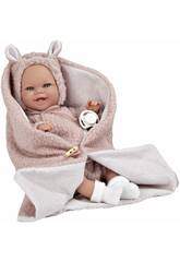 Bambola Beb Elegance Babyto Rosa 35 cm. con Coperta Arias 60827