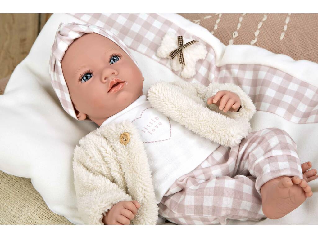 Baby Doll Elegance Aria Pink 40 cm. avec coussin Arias 60824