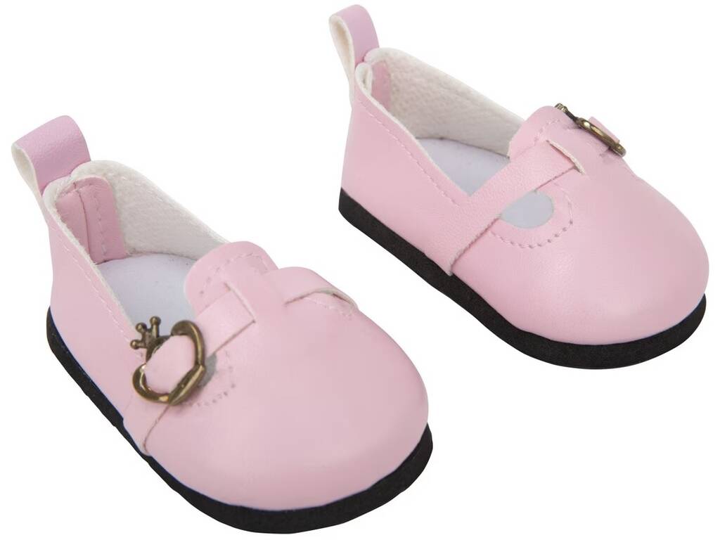 Ensemble de chaussures pour poupées roses 40 cm. Arias 6380