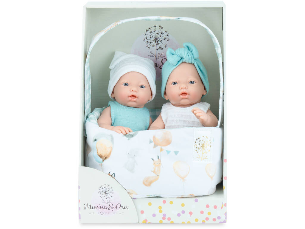 Set 2 bambole 21 cm. Mini Caramelle Twins Marina e Pau Sweets 216