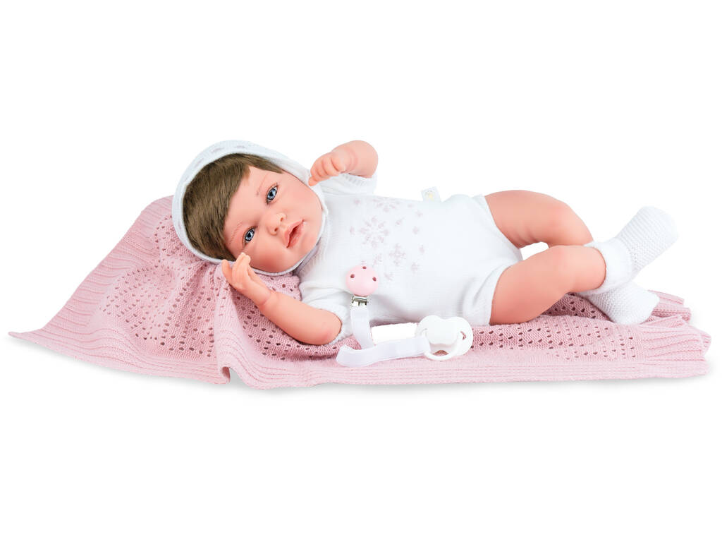 Boneca Bebé Reborn Ane Snow Princess 45 cm Marina & Pau 3033