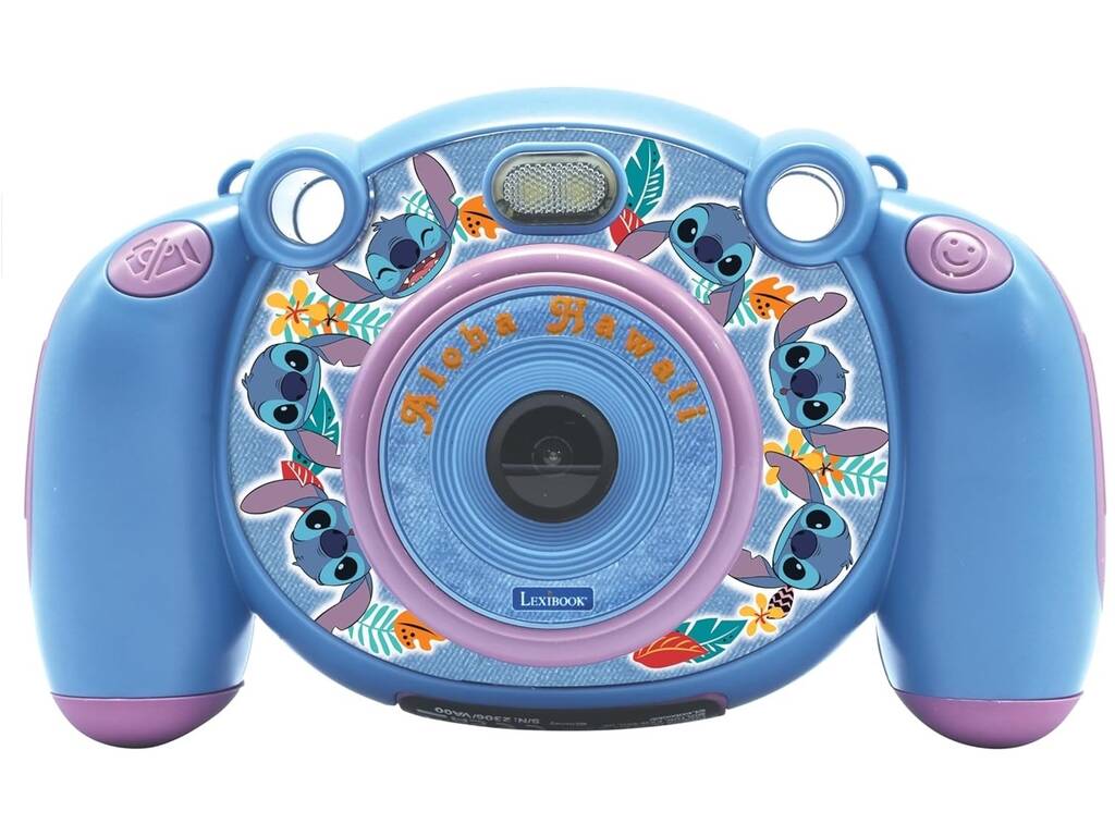 Disney Classics Câmara Digital 4 em 1 HD 12MP Stitch com Flash Lexibook DJ080D