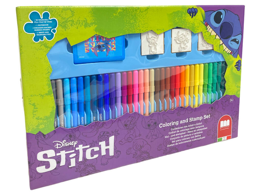 Stitch Set de Sellos y Rotuladores Multiprint 57134