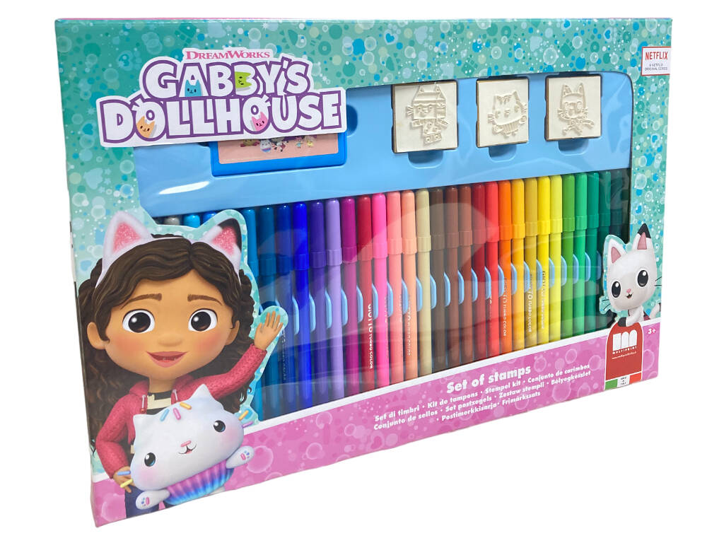 Gabby's Doll's House Set de tampons et marqueurs multi-imprimés 57117