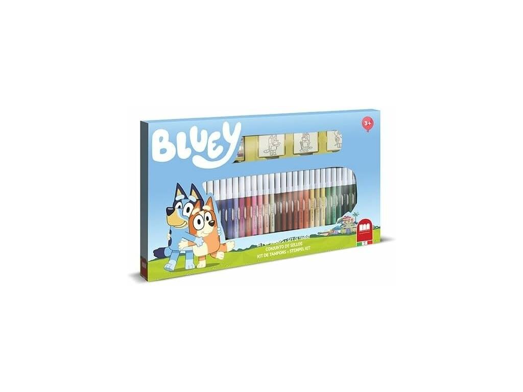 Bluey Set de Sellos y Rotuladores Multiprint 57120