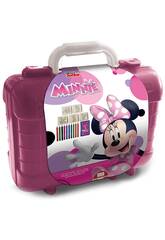 imagen Minnie Mouse Valigetta con timbri e Matite colorate Multiprint 42866