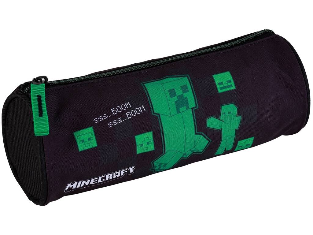 Minecraft Creeper Astuccio rotondo foderato Toybag T106-1045