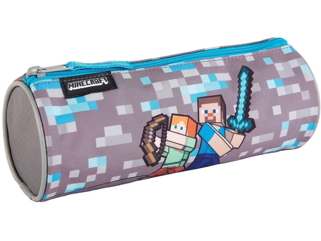 Minecraft Warriors Toybags Sac à jouets rond doublé Trolley Bag T106-963