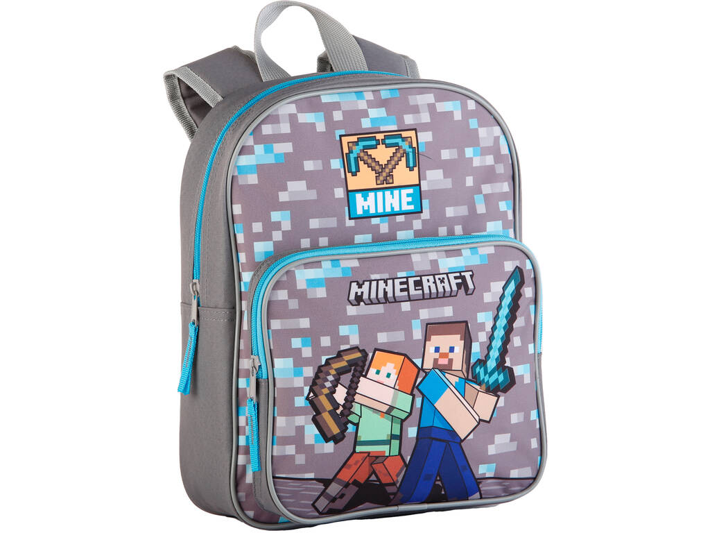 Minecraft Warriors Mochila Pré-escolar de Toybags T328-963