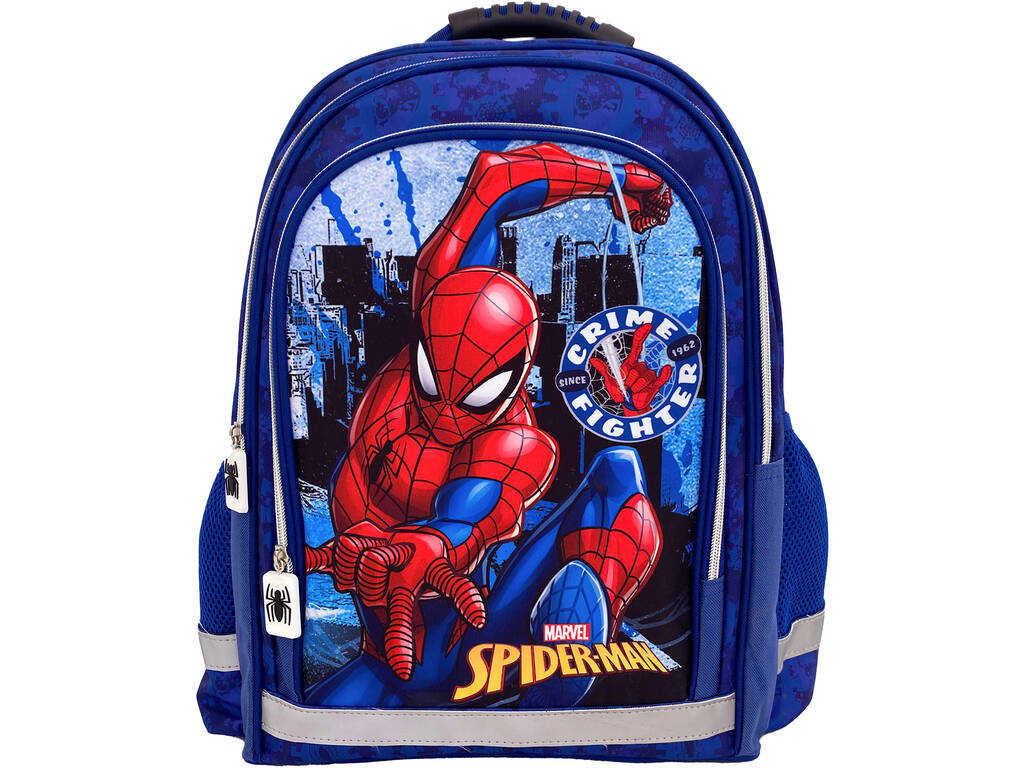 Spiderman Mochila Duplo Compartimento Adaptável a Carrinho de Toybags T434-132