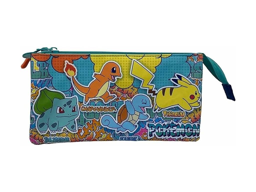 Pokémon Trousse à crayons Triple Urban Colours CYP PK-393-PK