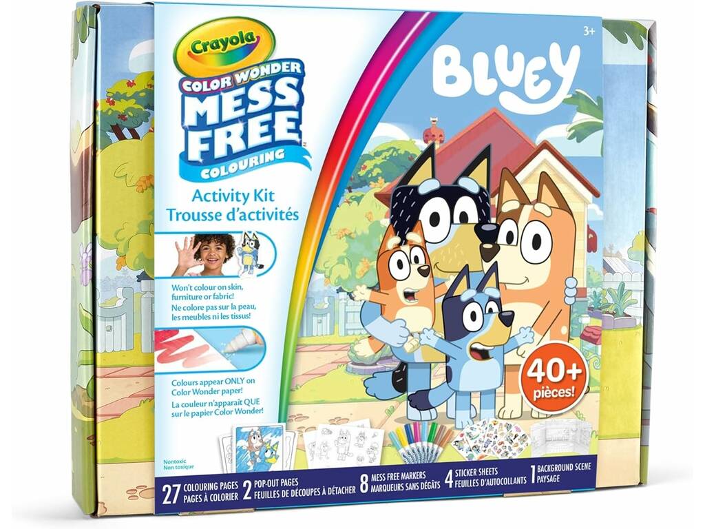 Bluey Kit de Atividades Crayola Color Wonder