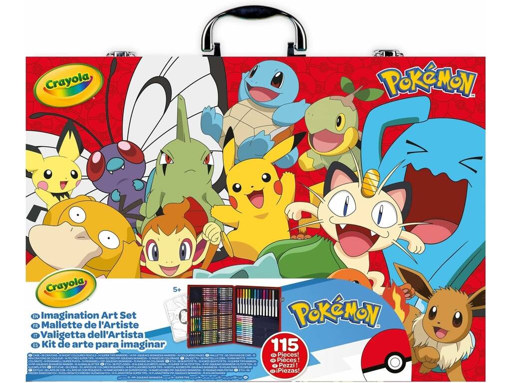 Valigetta per artisti Pokémon Crayola 04-2931