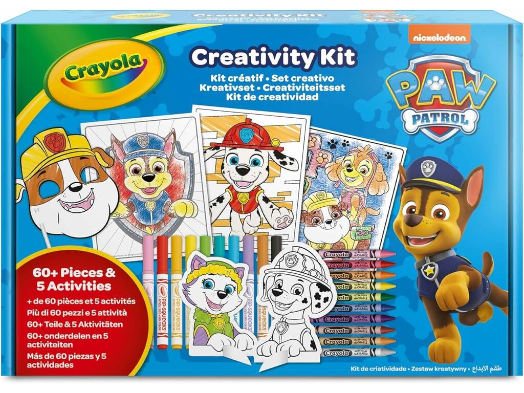 Super Set De Actividades 60 Piezas Paw Patrol de Crayola 04-2940