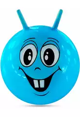 Balle rebondissante bleue 45 cm. avec poignées