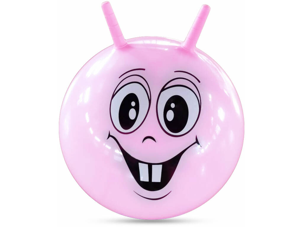 Pelota Saltarina Rosa 45 cm. con Agarres