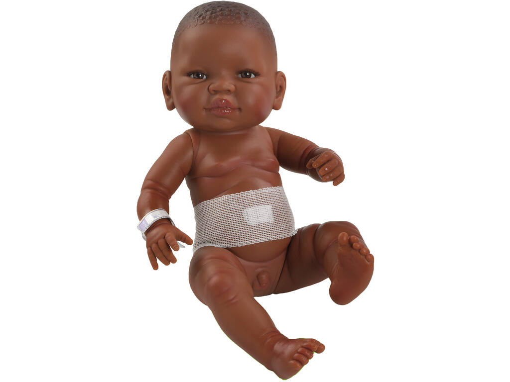 Poupée 42 Cm. Bandage Mulato Newborn Baby Newborn par Paola Reina 5043