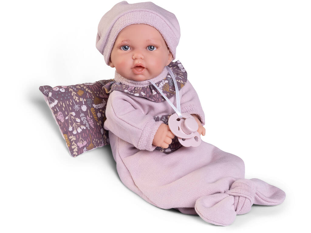 Petit Blandito Baby Doll 27 cm avec coussin Antonio Juan 12440