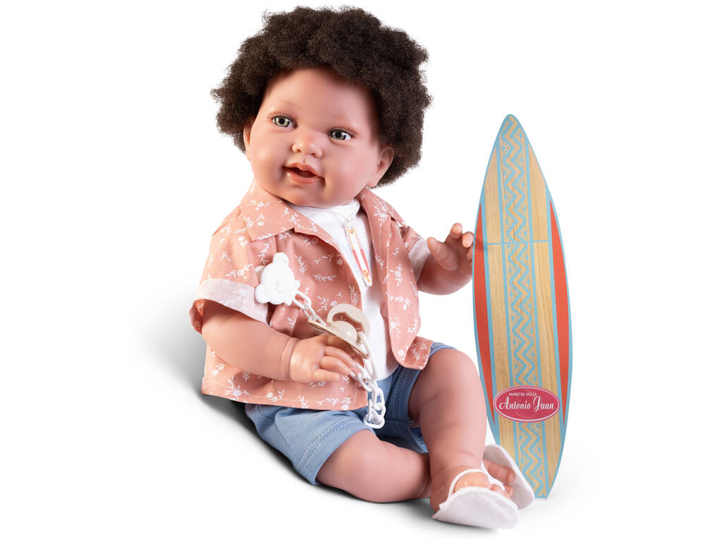 Boneco Recém-Nascido Pipo Surfista 42 cm 33361