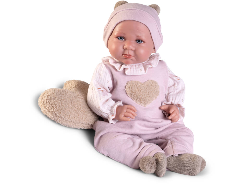 Luca Newborn Baby Doll 42 cm avec poids réel et coussin Antonio Juan 33370