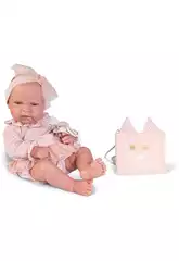 Nouveau-né Baby Doll Lea Kitty Bag 42 cm Antonio Juan 50403