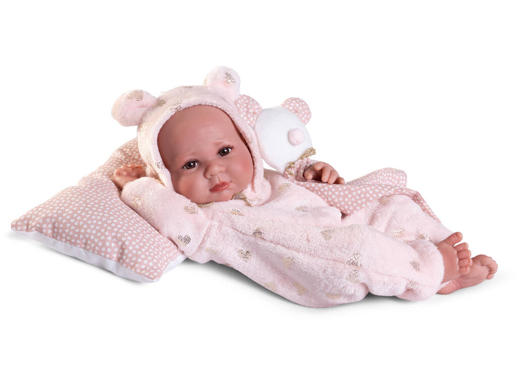 Nouveau-né Baby Doll Luca Pajama Teddy Bear 42 cm Antonio Juan 50416