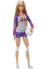 Barbie Made To Move Jogadora De Voleibol de Mattel HKT72