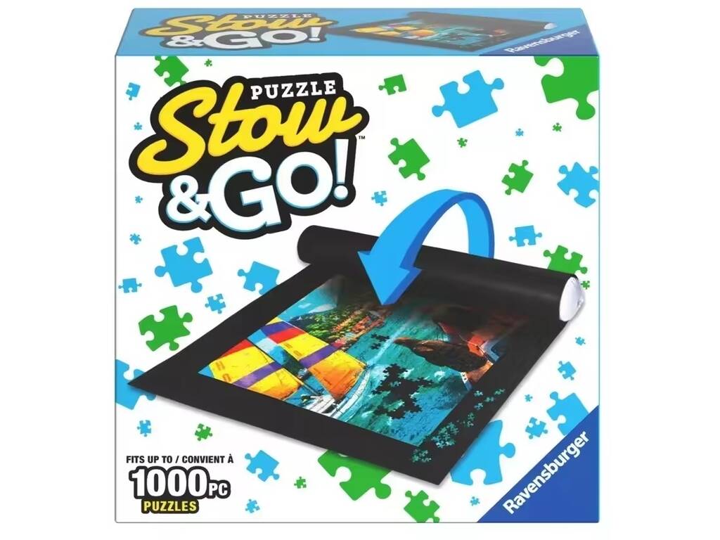 Tapete Puzzle 1.000 Peças Stow & Go da Ravensburger 1201199