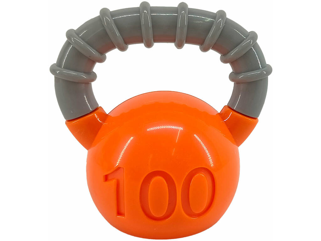 Kettlebell Rassel Baby Orange 9x8,5 cm