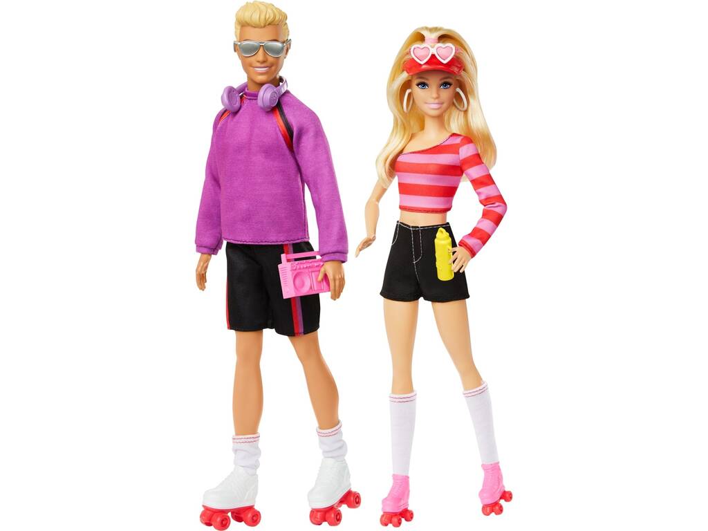 Babie & Ken 65° Anniversario Pack Pattinatori con accessori di Mattel HXK90