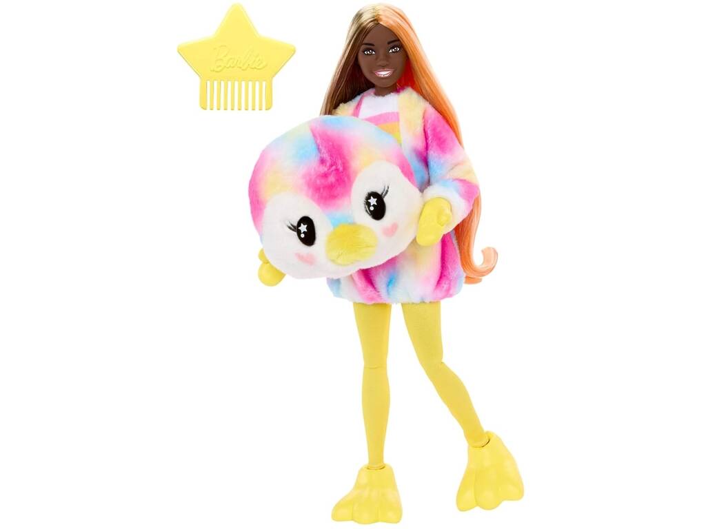 Barbie Cutie Reveal Sueños De Colores Pingüino de Mattel HRK40