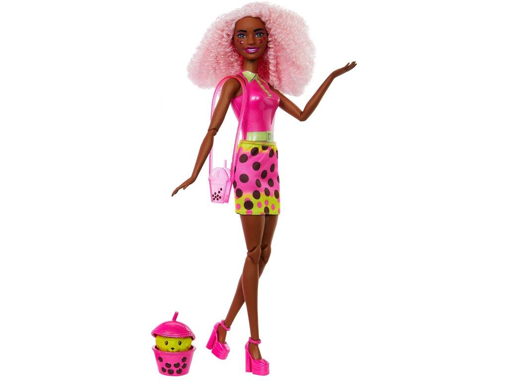 Barbie Pop! Reveal Chá de Bolhas Frutos Vermelhos de Mattel HTJ20