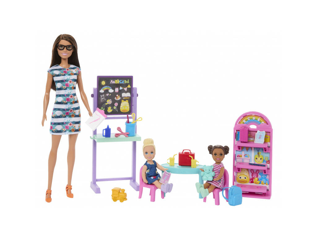 Barbie Escuela Infantil Mattel HRG85