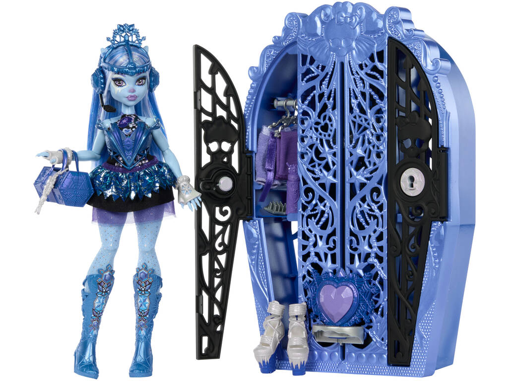 Monster High Skulltimate Secrets Bambola Abbey Bominable con guardaroba Mattel HXH87