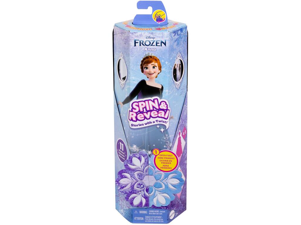 Frozen Bambola Anna Spin and Reveal di Mattel HXD27